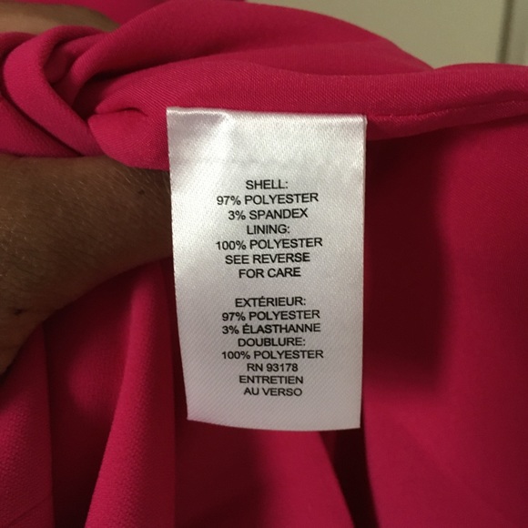 T Tahari cap sleeve fuchsia dress - NWT - Picture 7 of 7